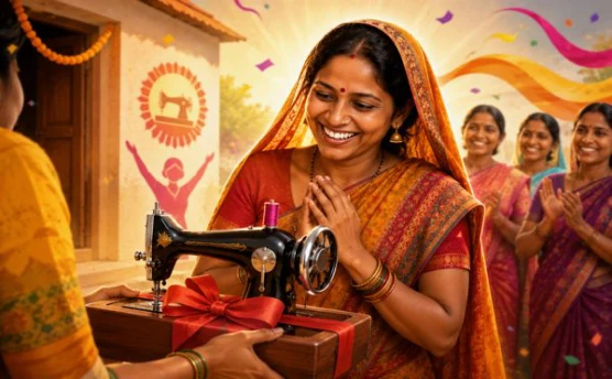 इंडिया प्रोग्राम के ज़रिए मुफ़्त सिलाई मशीन जीतें